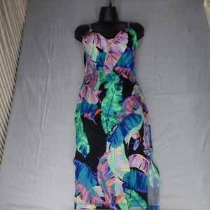 Venus BodyCon Bright Floral Sundress Dress Size XSmall